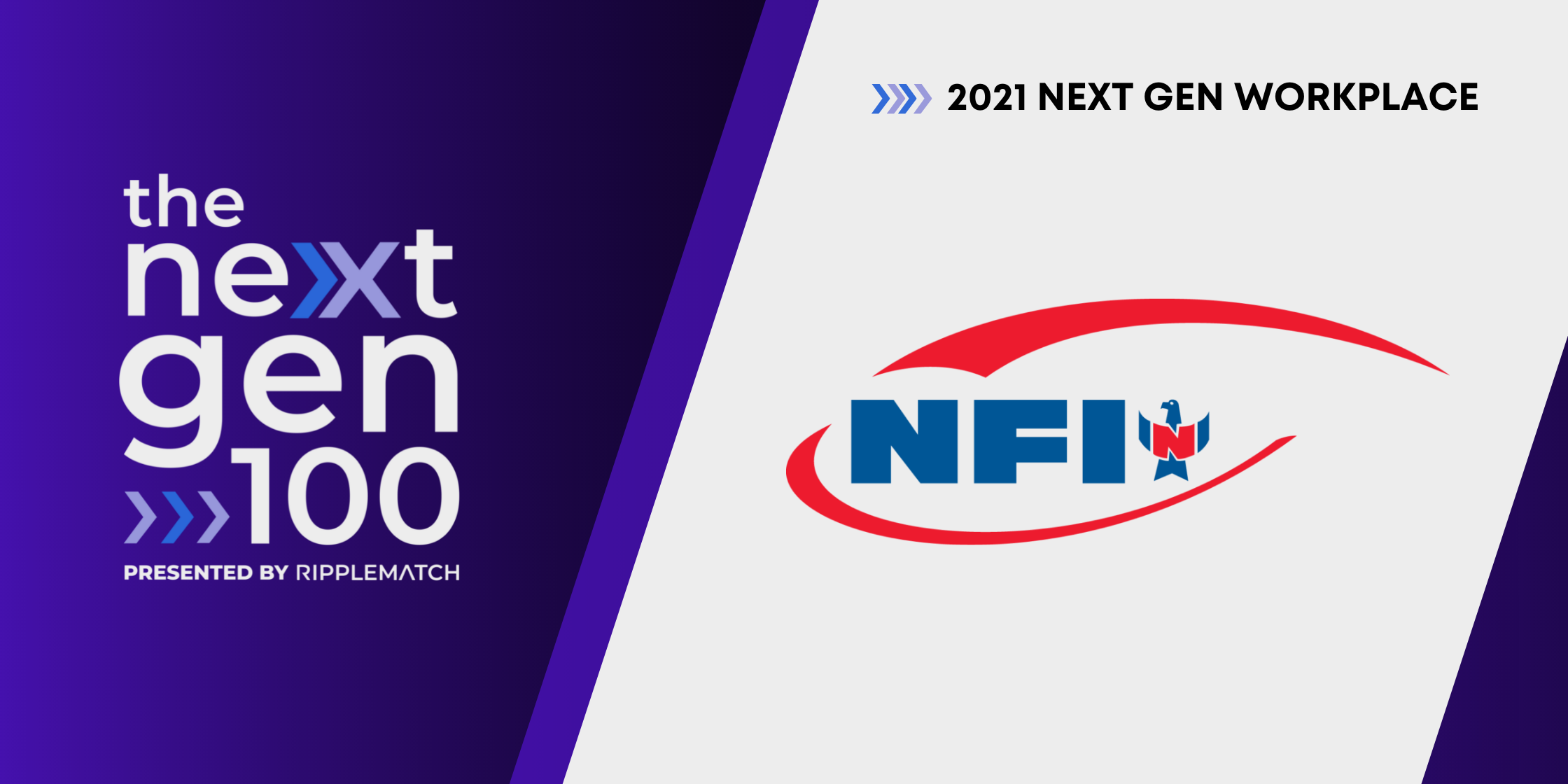 NFI Industries is a Top 100 Next Gen Workplace 2021